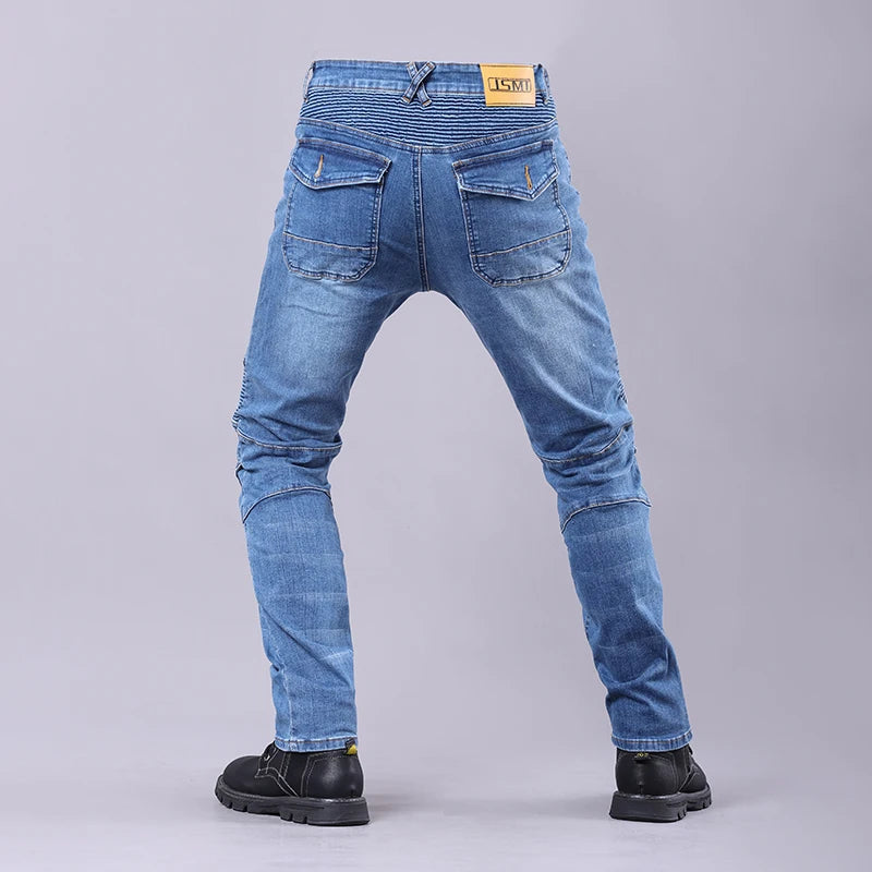 Jean tactique renforcé 4 saisons à protections amovibles