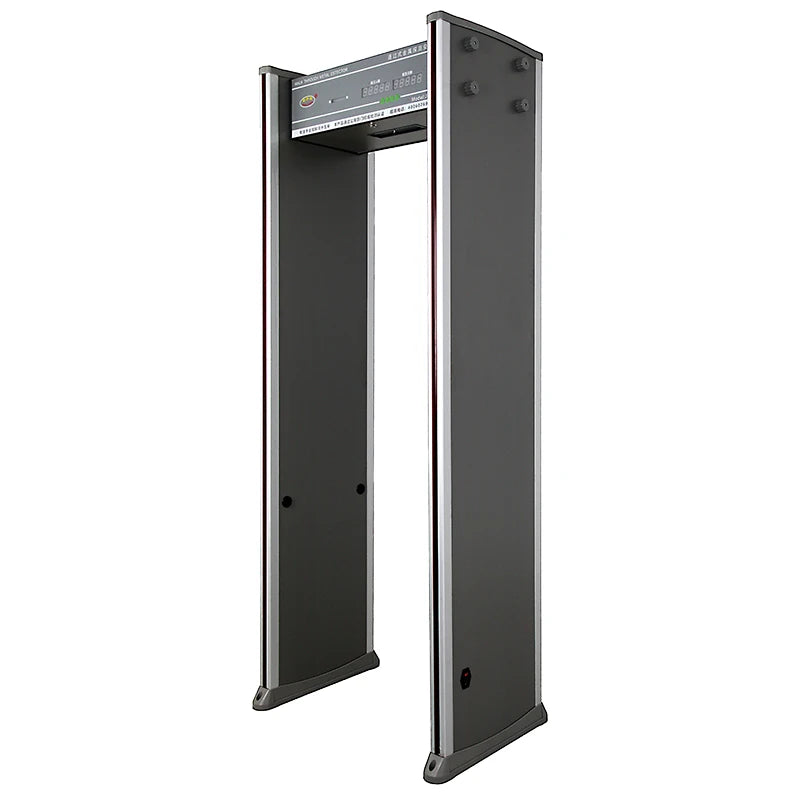 Portique Detecteur de Metaux 6 Zones – Detecteur de Securite Professionnel CE ISO 9001 IP55 pour Centre Commercial, ERP, Aeroport et Evenementiel