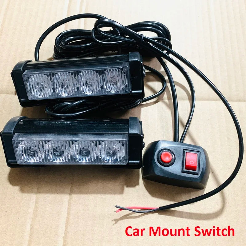 Gyrophare LED magnétique 12/24 V – Moto et voiture de police