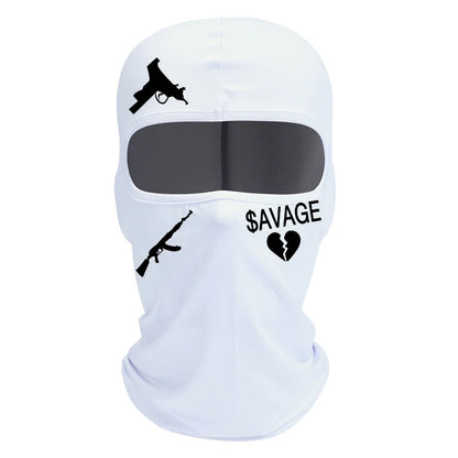 Cagoule balaclava à motifs urbains streetwear