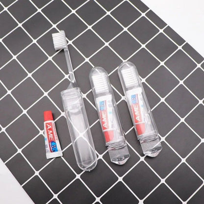 Set Brosse à Dents Mini Portable avec Dentifrice – Jetable, Pour Adultes, Idéal Voyage & Camping - BLACKBEARD OUTDOOR INDUSTRIES