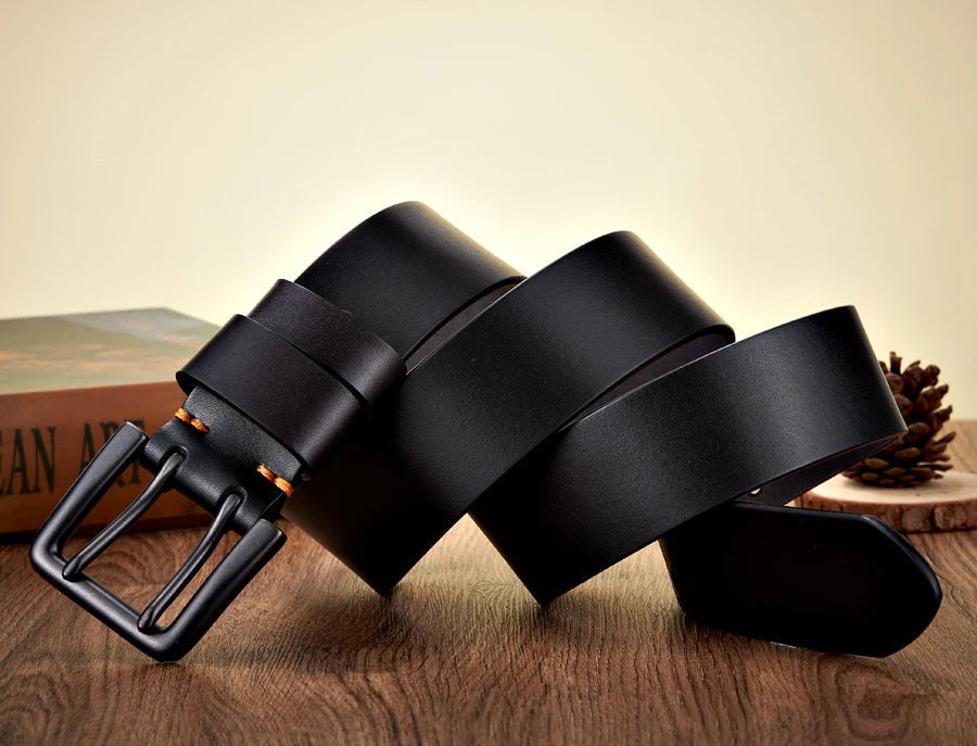 Ceinture en Cuir Véritable 100% - Boucle Double Trou Ma boutique