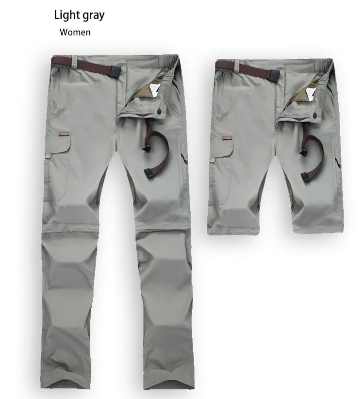 Pantalon Tactique Femme 2-en-1 – Séchage Rapide, Imperméable, Convertible Short - BLACKBEARD OUTDOOR INDUSTRIES