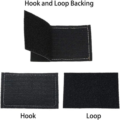 Patch Brodé MEDIA Grande Taille – Gilet Tactique Hook & Loop Insigne Presse