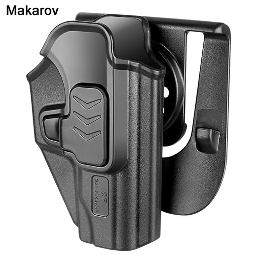 Holster OWB Makarov PM – Rétention Level II, Paddle 360°, Compatible Point Rouge & Canon Filетé | Ceintures 1,5″–2,25″ | Droitier - BLACKBEARD OUTDOOR INDUSTRIES