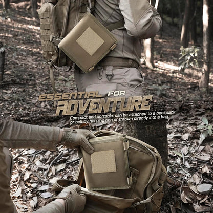 Porte-carte tactique étanche avec pochette EDC