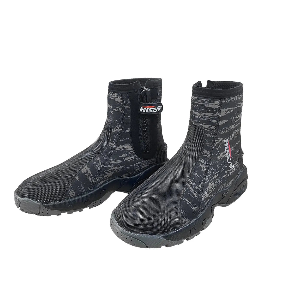Bottes de Plongée Néoprène 5MM HISEA – Montantes, Imperméables, Antidérapantes | Surf, Scuba, Snorkeling | EU 36-45