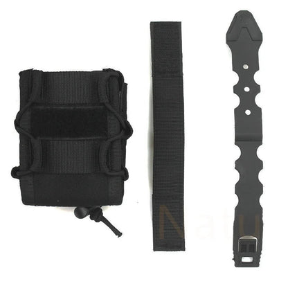Étui Tactique MOLLE pour Menottes – Pochette de Ceinture pour Menottes Asp, à Charnière, à Chaîne et Rigides – Accessoire de Police, Chasse et Activités Extérieures BLACKBEARD OUTDOOR INDUSTRIES