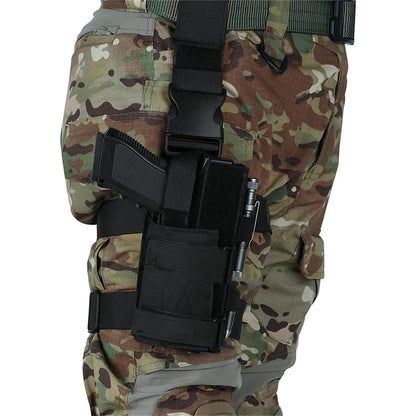Holster de Cuisse MOLLE Universel – Plateforme de Support Tactique pour Pistolet, Réglable, Idéal pour Chasse, Paintball et Activités de Terrain BLACKBEARD OUTDOOR INDUSTRIES