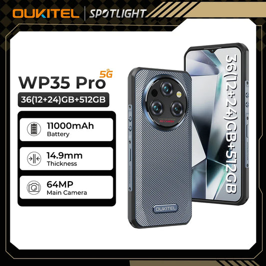OUKITEL WP35 Pro 5G — Le Smartphone Rugged Ultra-Fin et Puissant - BLACKBEARD OUTDOOR INDUSTRIES