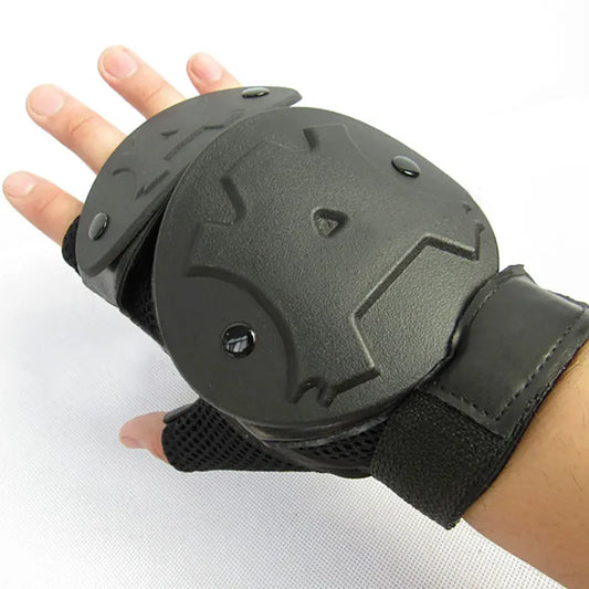 Gants Tactiques Anti-Émeute Demi-Doigt — Carapace Tortue | Police & Sécurité - BLACKBEARD OUTDOOR INDUSTRIES