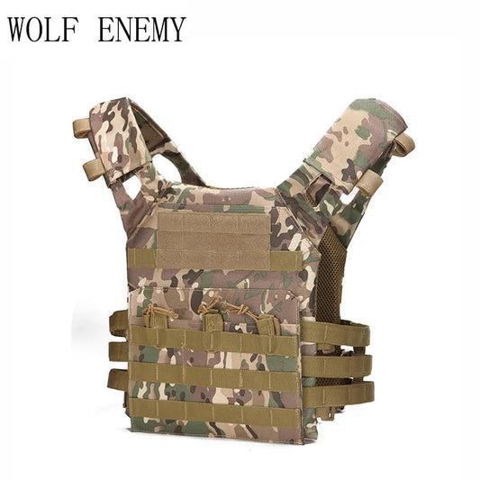 Gilet Tactique MOLLE 1000D – Version Simplifiée Porte-Plaques de Chasse, Protection et Armure de Corps avec Poches pour Munitions BLACKBEARD OUTDOOR INDUSTRIES