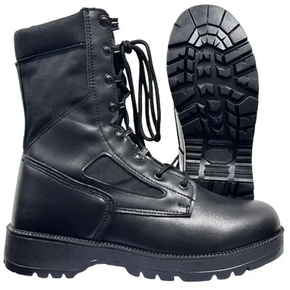 Rangers tactiques homme en cuir fendu et nylon