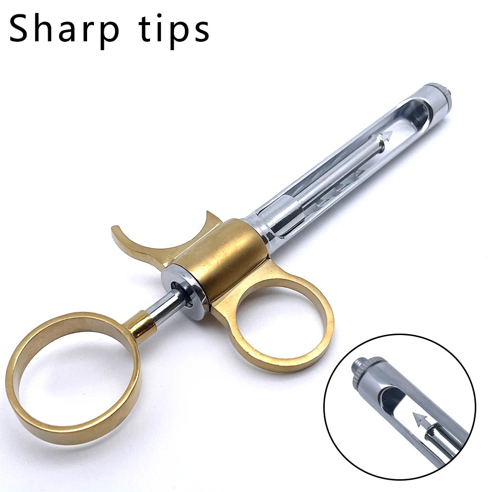 Seringue Dentaire Aspirante en Acier Inoxydable 1,8 ml – Instrument Dentaire Intraligamentaire avec Embouts Ma boutique