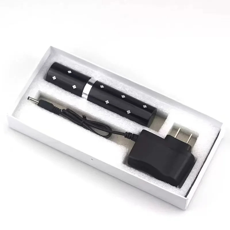 Shocker Électrique Rouge à Lèvres – Taser Discret Auto-Défense, Porte-Clés, Cadeau Femme