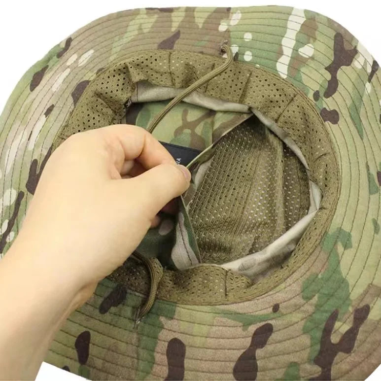 Chapeau Tactique Camo Unisexe – Casquette de Pêche, Randonnée et Soleil - BLACKBEARD OUTDOOR INDUSTRIES