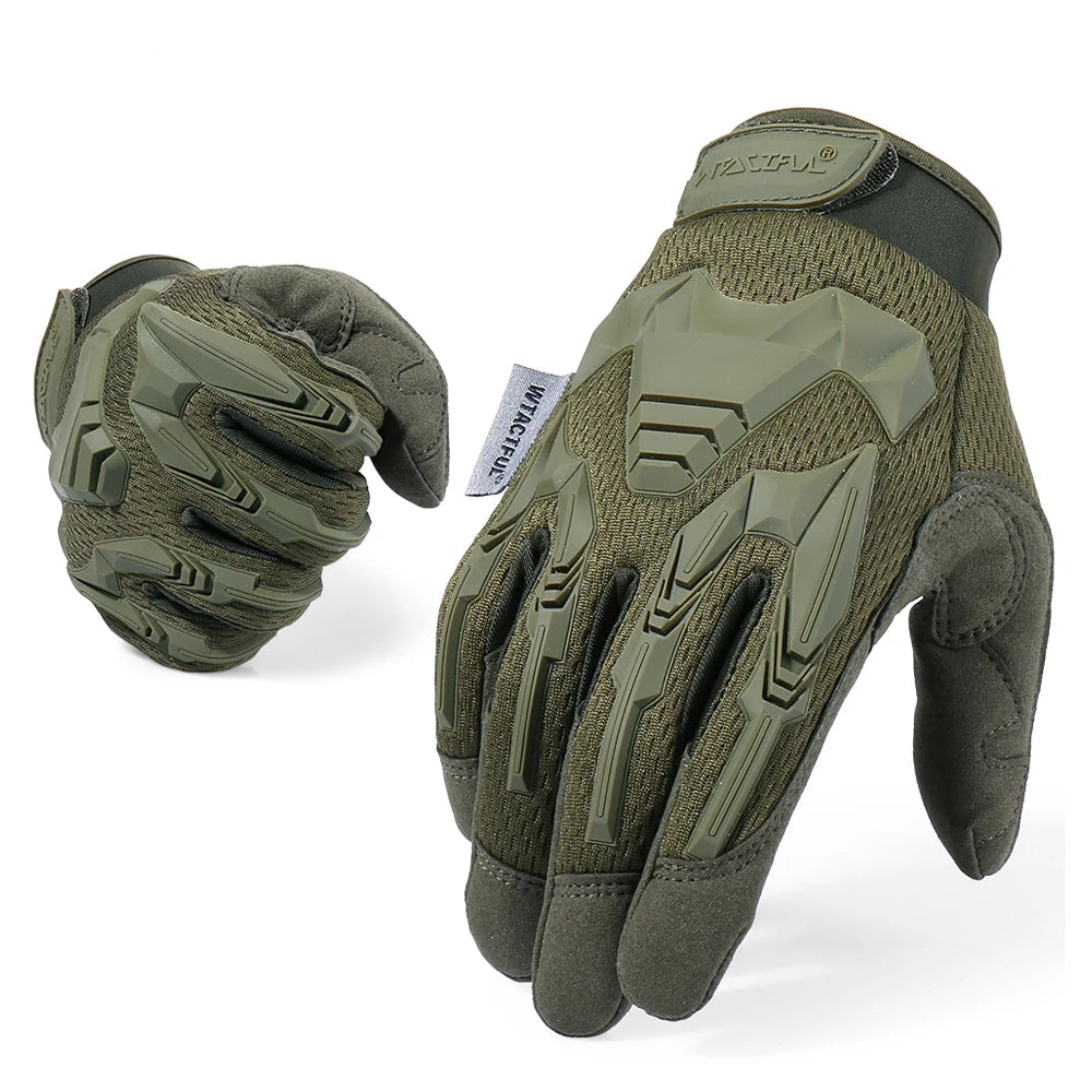 Gants Tactiques Plein Doigt Airsoft Paintball – Tactile Anti-Dérapant Combat