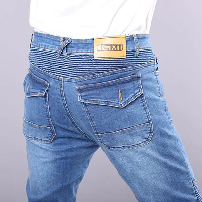 Jean tactique renforcé 4 saisons à protections amovibles