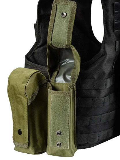 Outdoor Double AK Mag Pouch MOLLE – Porte Chargeur Double pour AK, Sac à Ceinture, Accessoires de Paintball et Chasse BLACKBEARD OUTDOOR INDUSTRIES