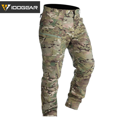 Pantalon tactique IDOGEAR LF stretch multi-poches cargo multicam