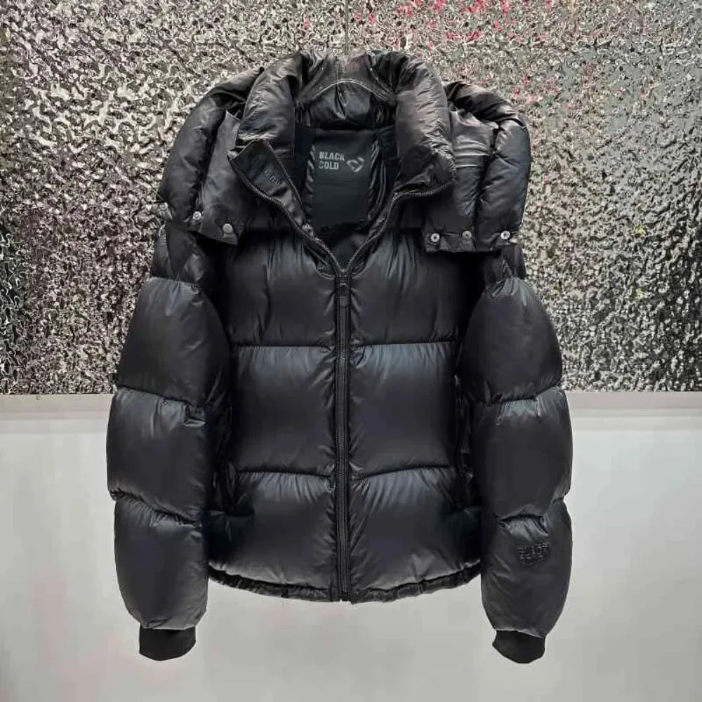 Doudoune Femme Courte Brillante — 90% Duvet Canard Blanc | Capuche, Coupe Oversize S à XXL - BLACKBEARD OUTDOOR INDUSTRIES