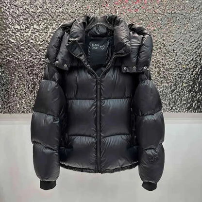 Doudoune Femme Courte Brillante — 90% Duvet Canard Blanc | Capuche, Coupe Oversize S à XXL - BLACKBEARD OUTDOOR INDUSTRIES