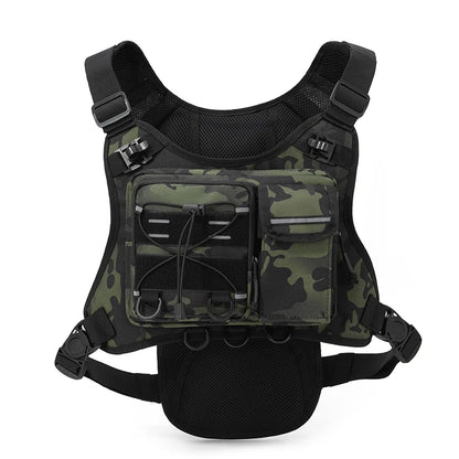 Gilet d’Hydratation Running & Trail – Sac à Dos Tactique Poitrine | Randonnée, Marathon, Camping