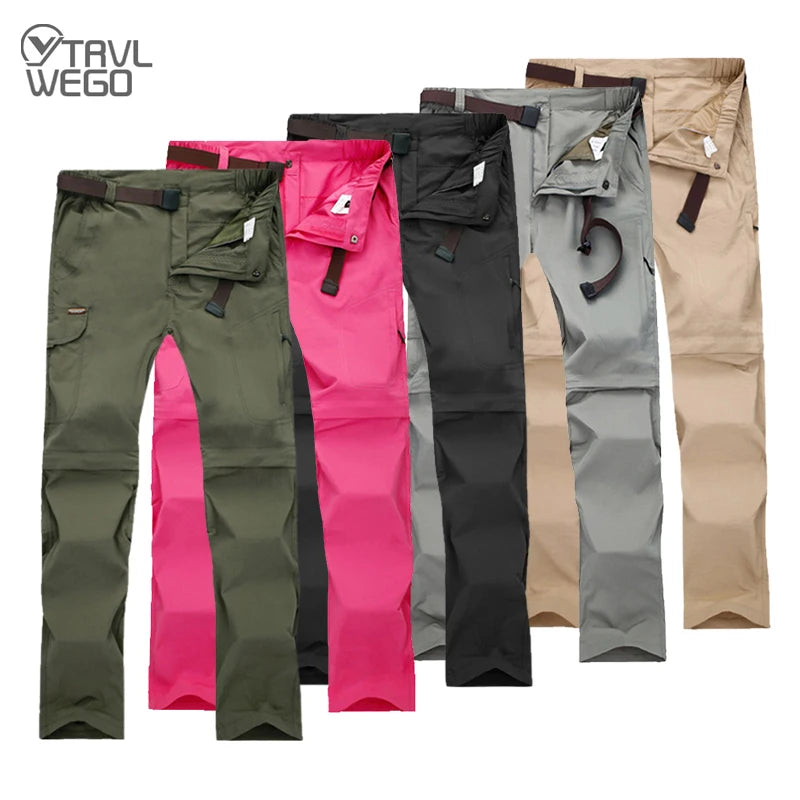 Pantalon Tactique Femme 2-en-1 – Séchage Rapide, Imperméable, Convertible Short - BLACKBEARD OUTDOOR INDUSTRIES