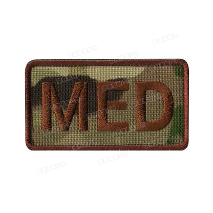 MEDIC Embroidered Patch IR Reflective Glow in Dark Tactical Military Patches Medical MED EMT PARAMEDIC Emblem PVC Rubber Badges - BLACKBEARD OUTDOOR INDUSTRIES