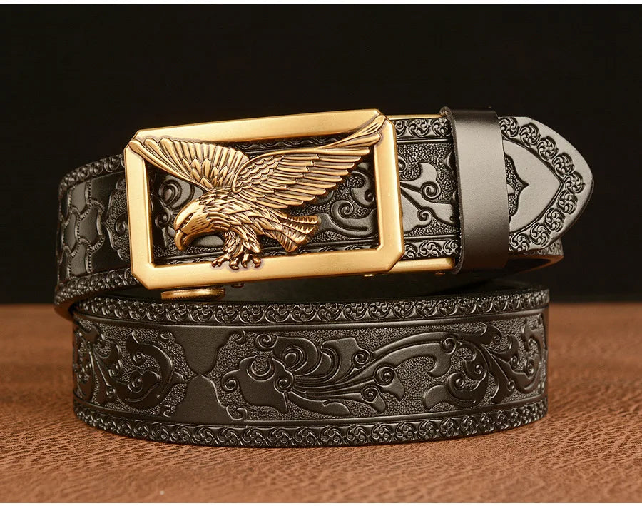 Ceinture en Cuir Véritable SupSindy - Luxe avec Boucle Métallique Ma boutique