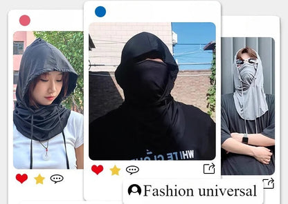 Balaclava Men Women Face Mask Sun/UV Protection Breathable Long Neck Covers Ma boutique