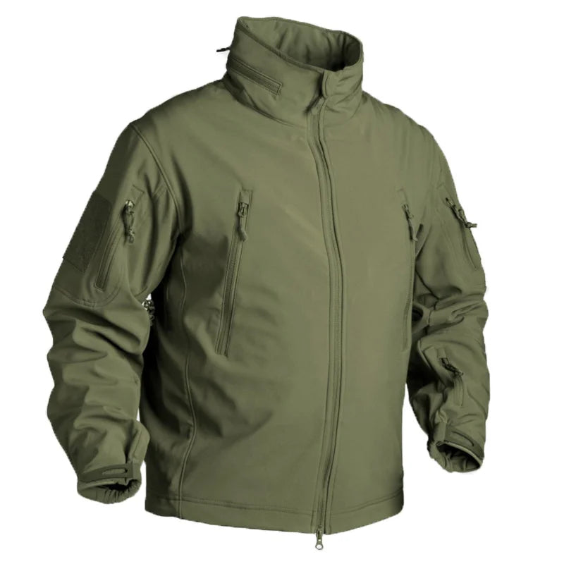 Veste polaire tactique homme camouflage imperméable