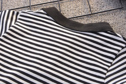 ensemble pour bébé chemise à manche courtes rayées et short uni Ma boutique