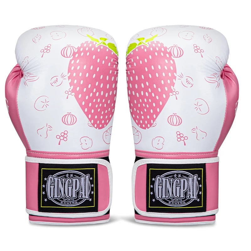 Gants de Boxe Femme & Enfant Cuir PU – Kickboxing, Muay Thai, Sparring | 6 à 12 oz | Rose, Blanc, Vert - BLACKBEARD OUTDOOR INDUSTRIES