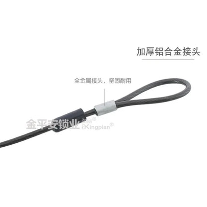 Serrure à Combinaison 4 Chiffres avec Câble de Sécurité pour Ordinateurs Portables – Protection Anti-Vol Pratique et Fiable - BLACKBEARD OUTDOOR INDUSTRIES