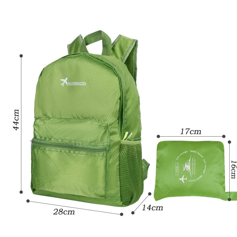 Sac à Dos Pliable Ultraléger 25L pour Voyage, Randonnée et Camping – Sac à Dos Imperméable pour Homme et Femme - BLACKBEARD OUTDOOR INDUSTRIES