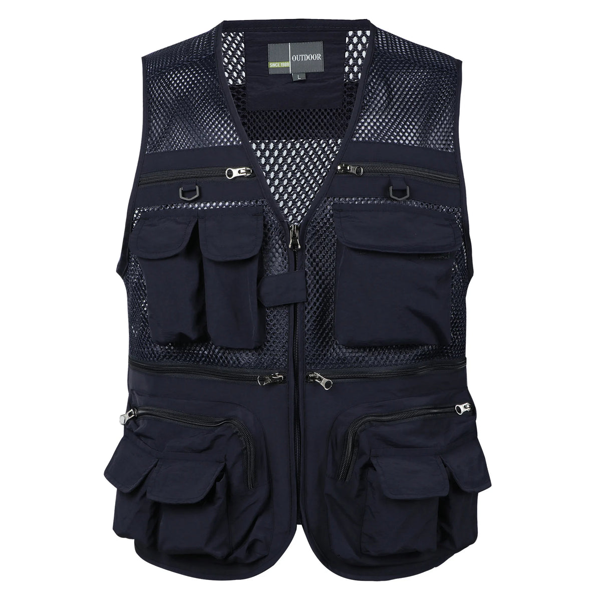 Gilet Tactique Multipoches Homme - Sans Manches, Mesh Respirant Été