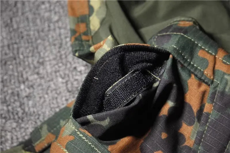 Ensemble Tactique GSG9 Camouflage Flecktarn GEN3 – Tenue Complète d’Entraînement Combat pour Forces Spéciales (Chemise + Pantalon à Manches Longues) - BLACKBEARD OUTDOOR INDUSTRIES