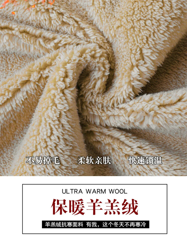 Veste Hiver Homme/Femme à Capuche — Polaire Épaisse Intérieure en Laine d'Agneau - BLACKBEARD OUTDOOR INDUSTRIES