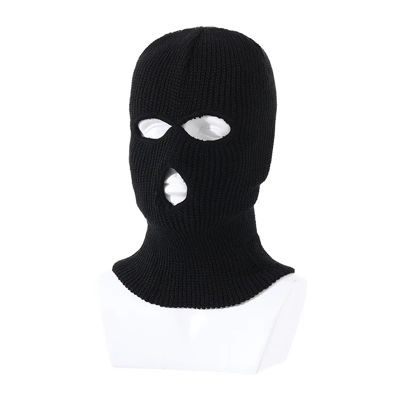Balaclava cagoule trois trous en fibre acrylique Ma boutique