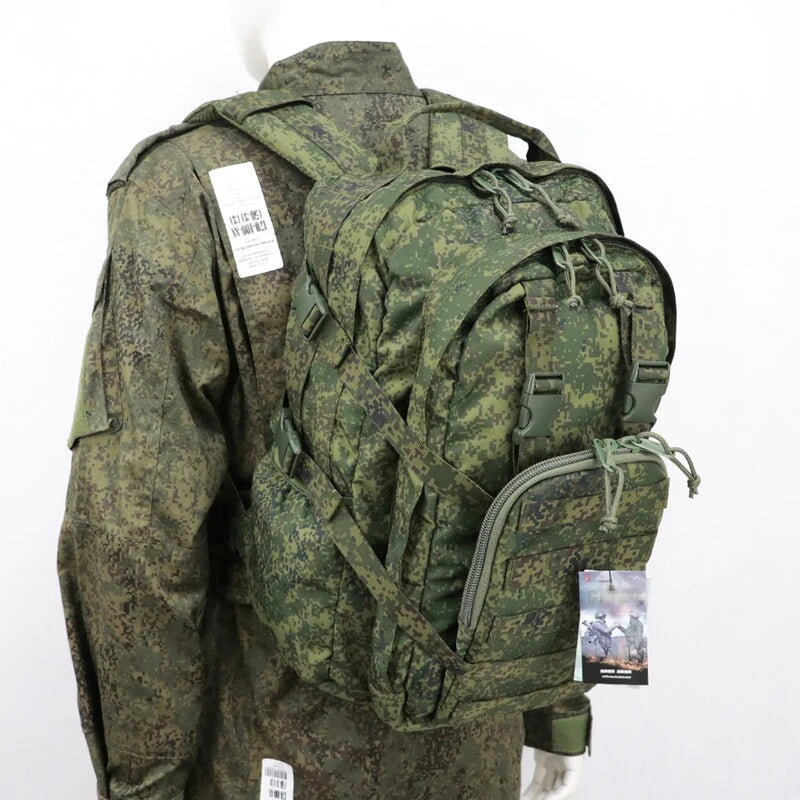 Sac à Dos Tactique Russe Mammoth-B MOLLE 25L – Camouflage EMR, Vert, Noir | Assault Pack Réplique Génération 2