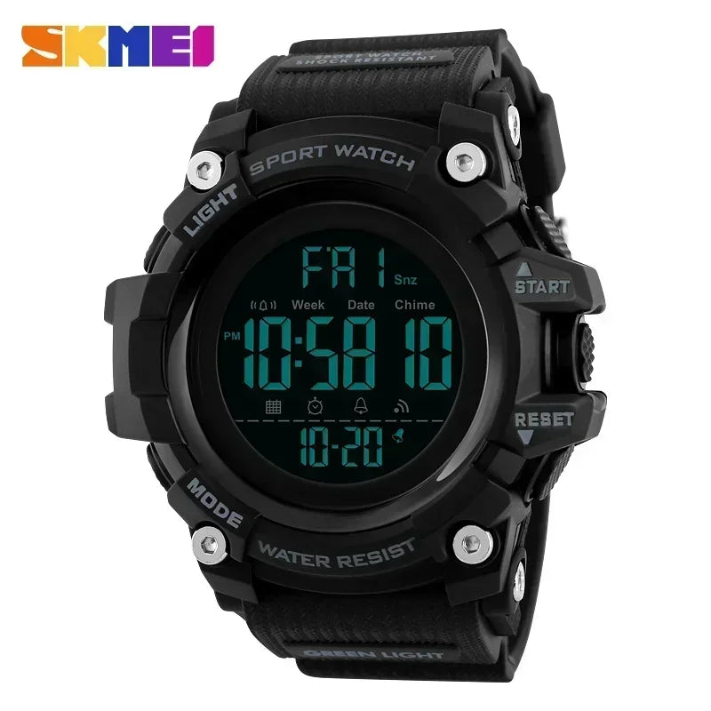 Montre Digitale Sport Homme SKMEI 1384 – Résistante et Multifonction - BLACKBEARD OUTDOOR INDUSTRIES