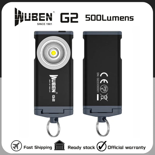 WUBEN G2 – Lampe Porte-Clés LED 500lm Rechargeable USB-C