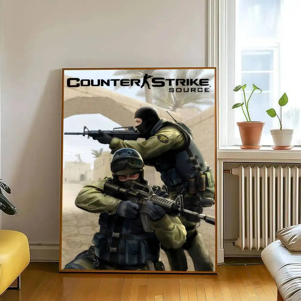 Poster Counter-Strike CS2 – Affiche Murale HD Gaming, Décoration Salon, Bureau & Chambre (Sans Cadre)