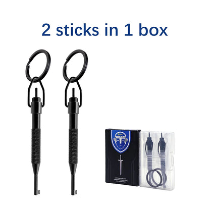 Clé de Menottes Rotative AK-02B – Acier Haute Carbone & Aluminium | Menottes Police Standard | Lot de 1 à 20 - BLACKBEARD OUTDOOR INDUSTRIES