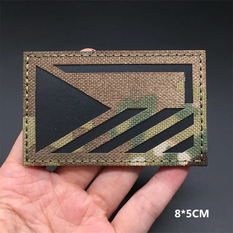 Patches Drapeaux Nationaux 3D Multicam – Réfléchissant IR, Découpe Laser, Hook & Loop | Tactique, Airsoft, DIY | 45+ Pays - BLACKBEARD OUTDOOR INDUSTRIES