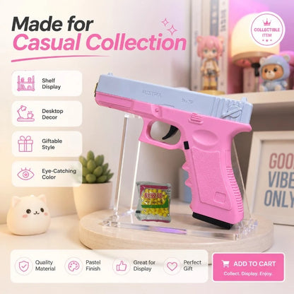 Réplique airsoft rose type Glock 18 – Spring 6 mm