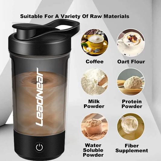 Mixeur Électrique Portable Rechargeable USB — 7000 RPM | Poudres, Jus & Smoothies | Salle de Sport, Voyage & Quotidien | 400ml & 650ml | 5 Coloris