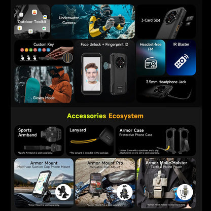 Smartphone Incassable Vision Nocturne 5G Armor X32 Pro