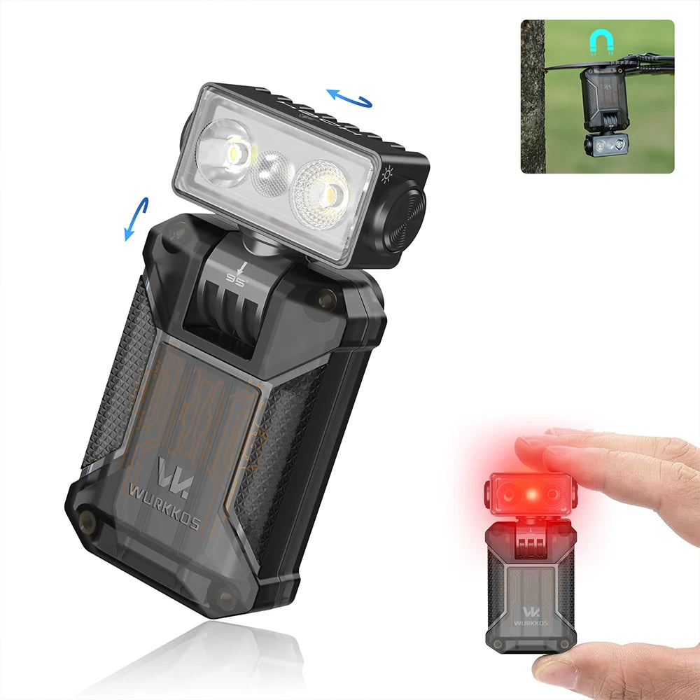 Lampe EDC Wurkkos HD04 Mini à pince, USB-C, 750 lm